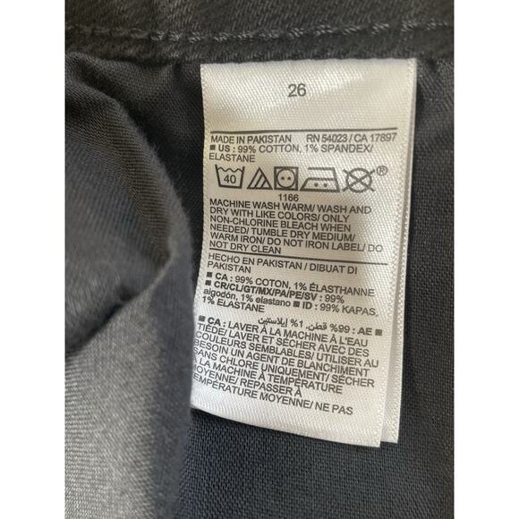 Old Navy Shorts Jean Denim Cut Off High Rise OG Straight - Picture 8 of 8